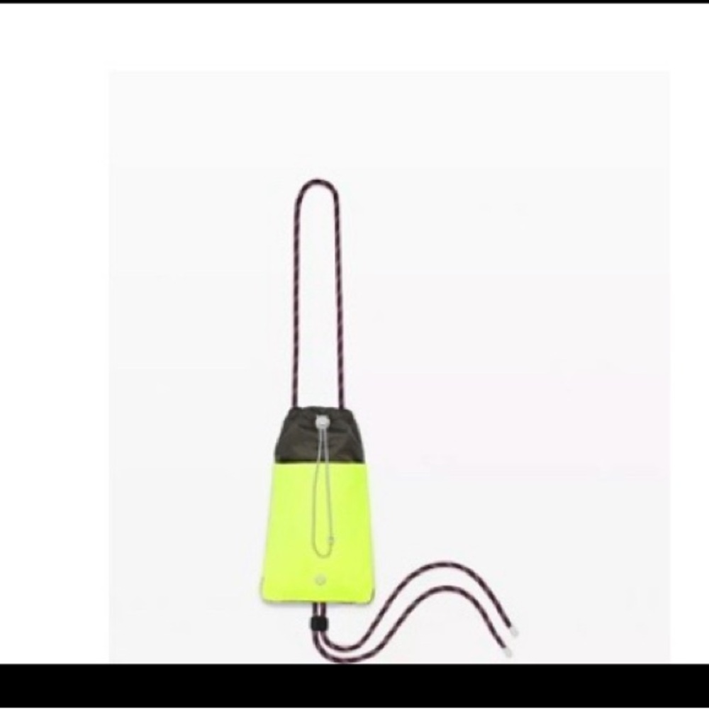 Sleek Green and Black Crossbody Bag